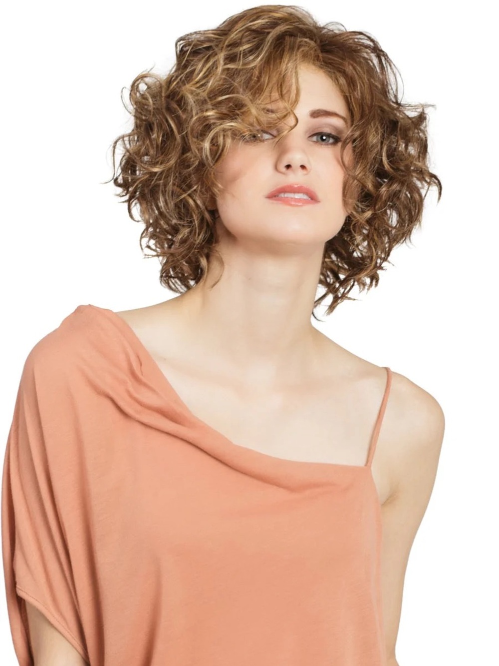 Tony Of Beverly Haily Platinum Blonde Curly Rooted Blonde Wig Avg NWT